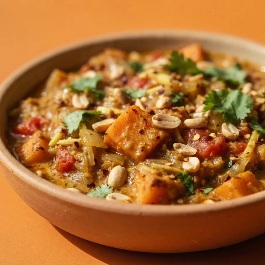 Sweet potato and peanut curry, photo 2