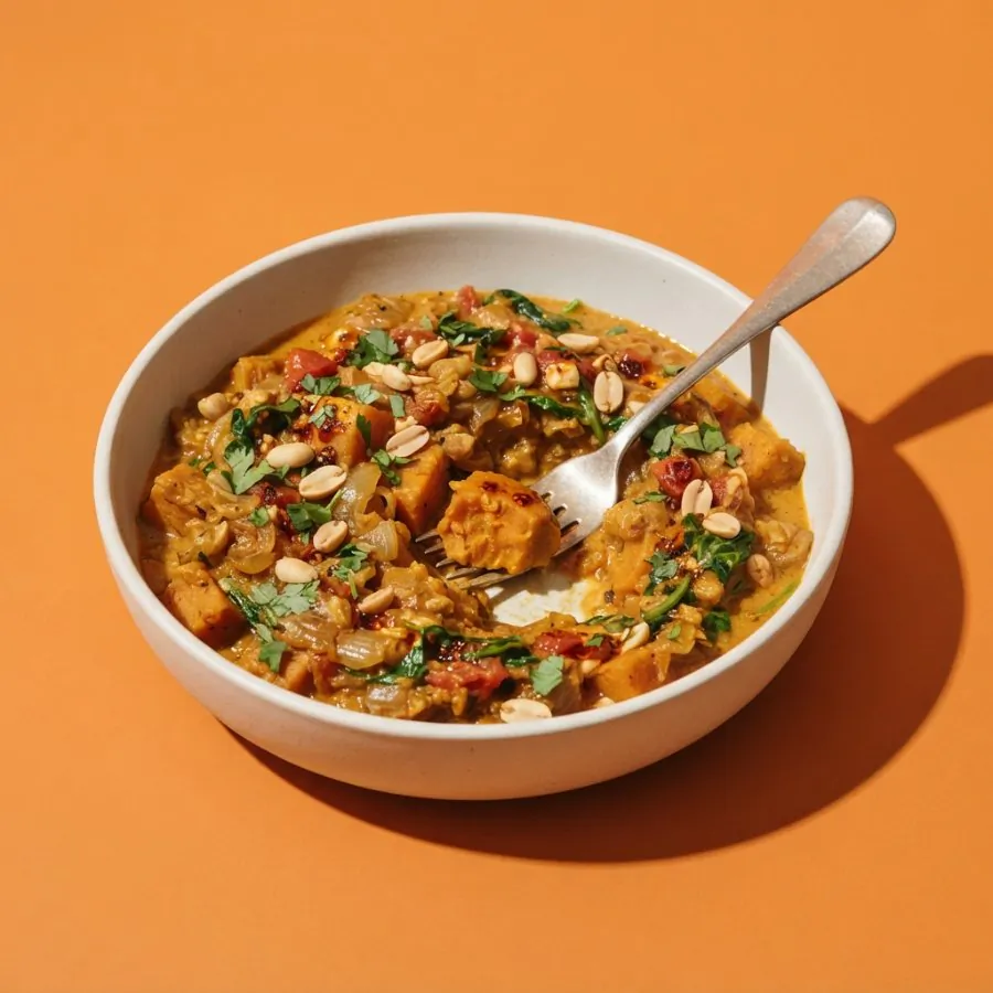 Sweet potato and peanut curry, photo 3