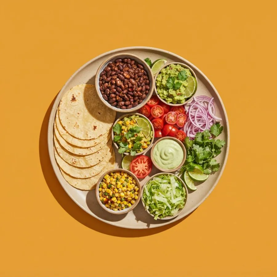 Tacos à composer soi-même