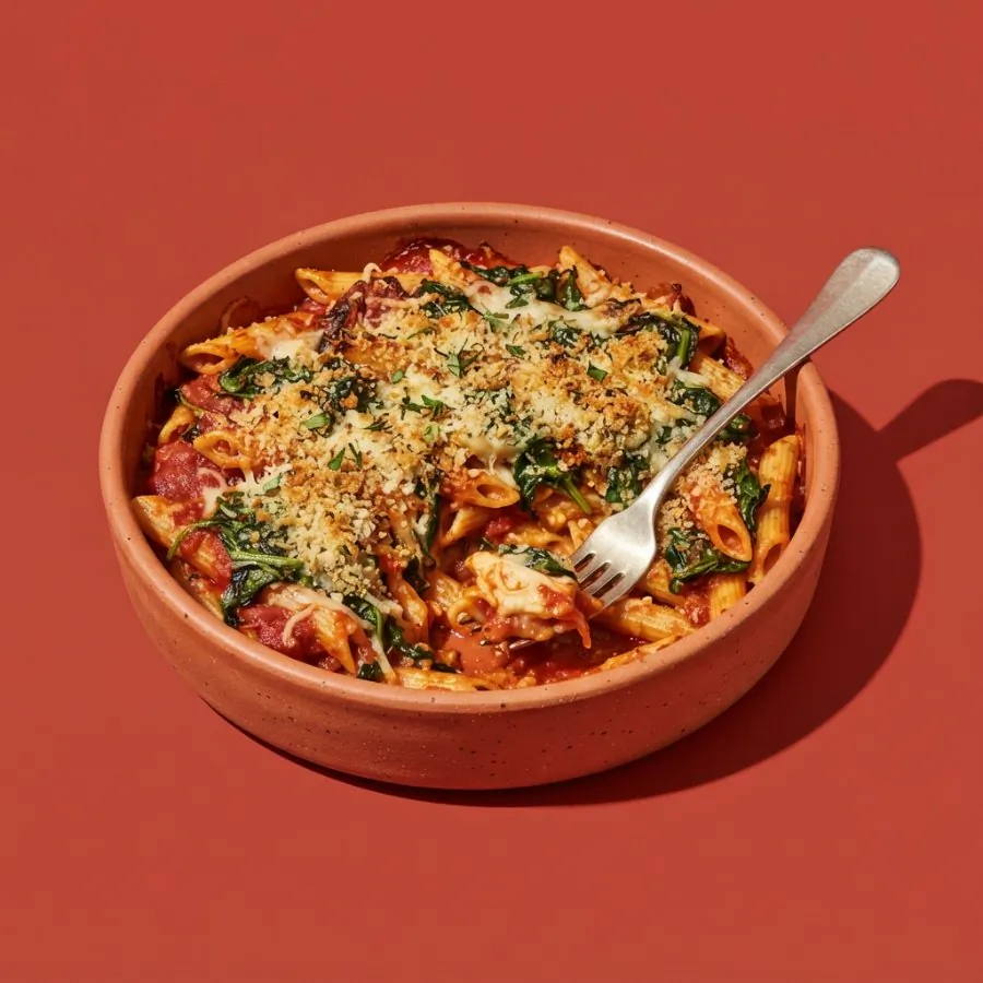 Tomato and spinach pasta bake, photo 3