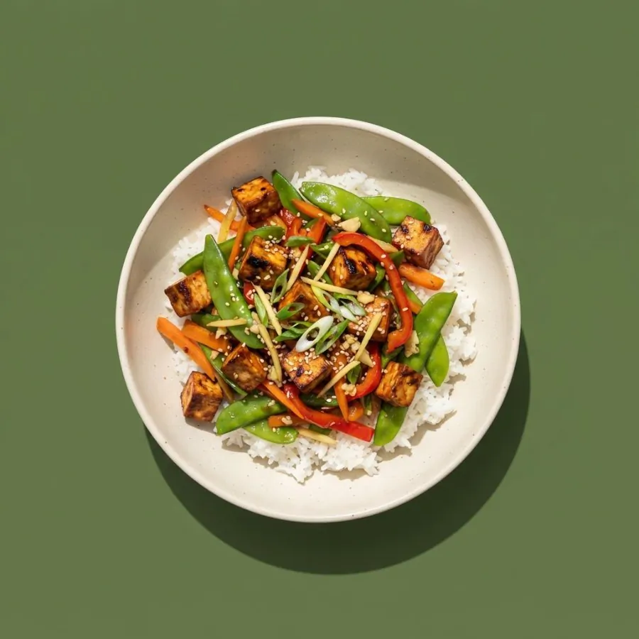 Sauté de tofu teriyaki