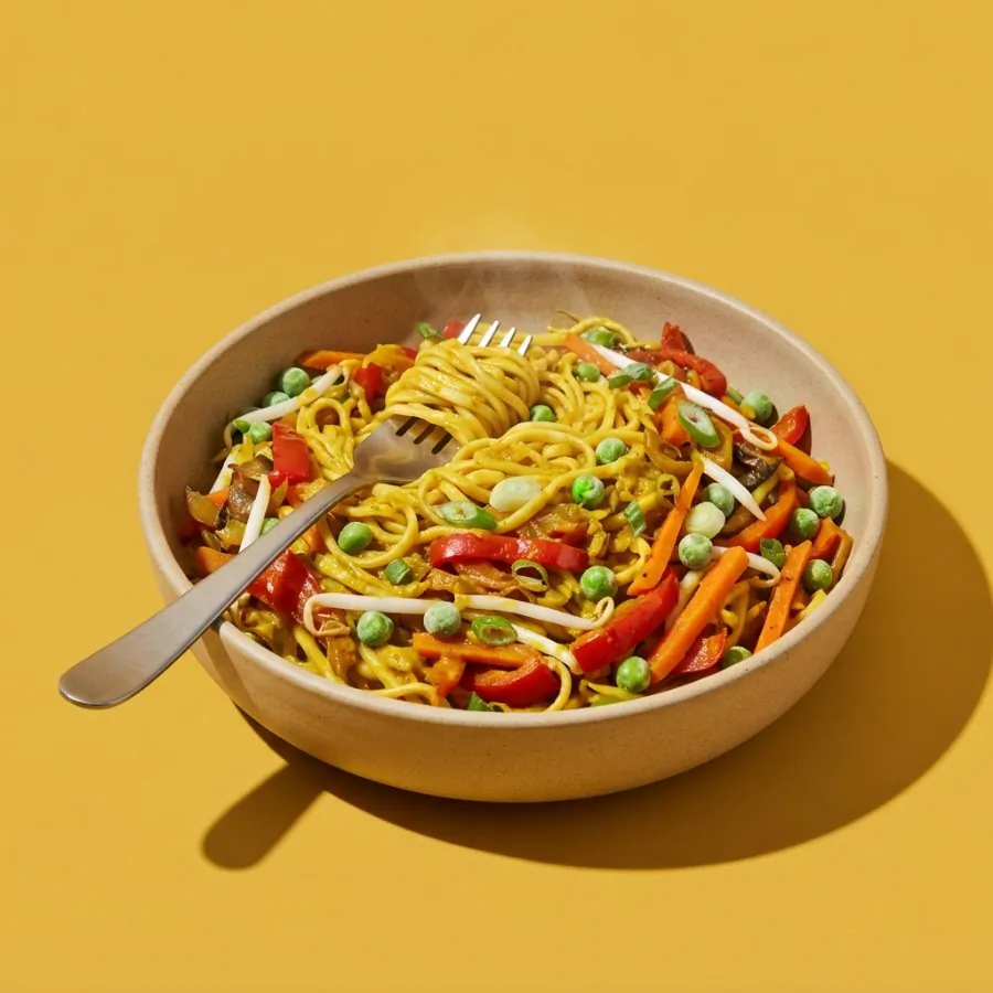 Nouilles de riz au curry et aux légumes, photo 3