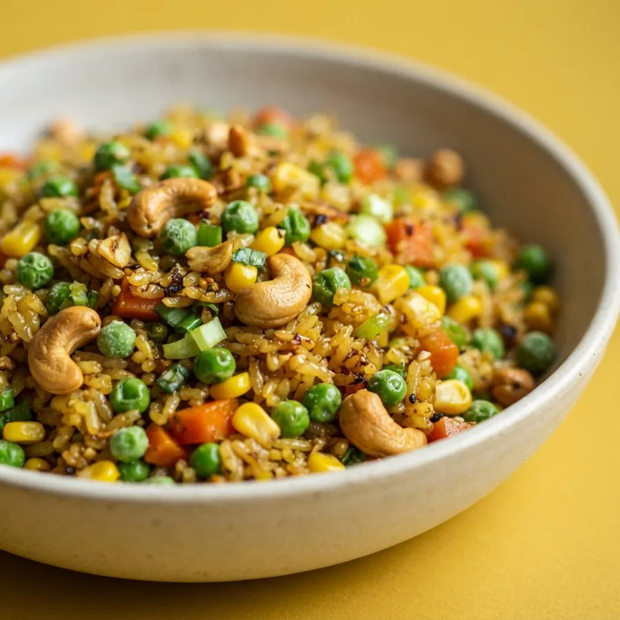 Riz sauté aux légumes et aux noix de cajou, photo 2