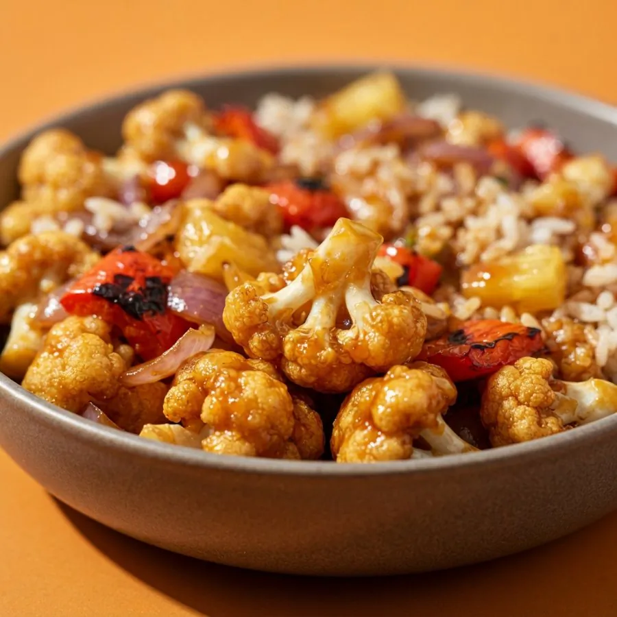 Sweet and sour cauliflower, photo 2