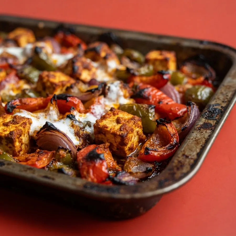 Assado de tofu e pimentão ao tikka, foto 2