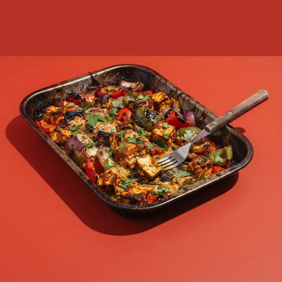 Assado de tofu e pimentão ao tikka, foto 3