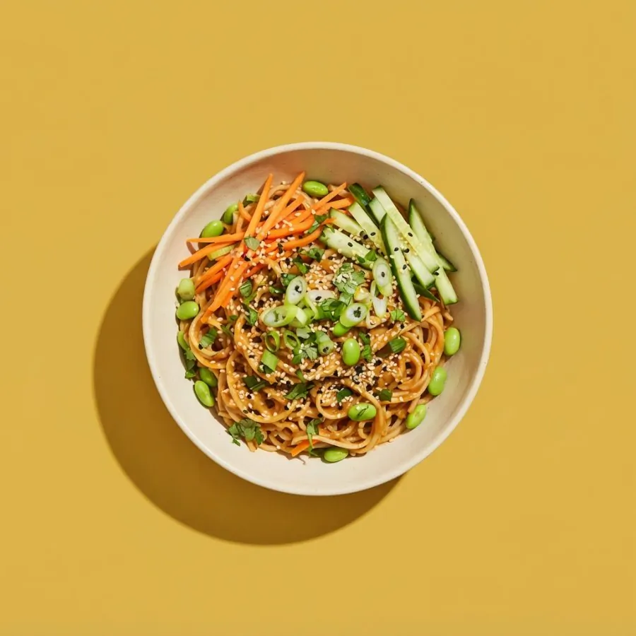 Sesame noodle salad