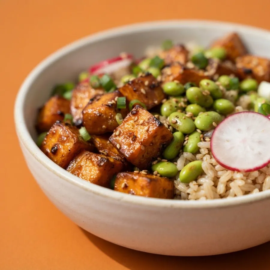 Bol de patate douce au miso et aux edamame, photo 2