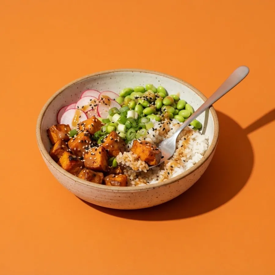 Bol de patate douce au miso et aux edamame, photo 3