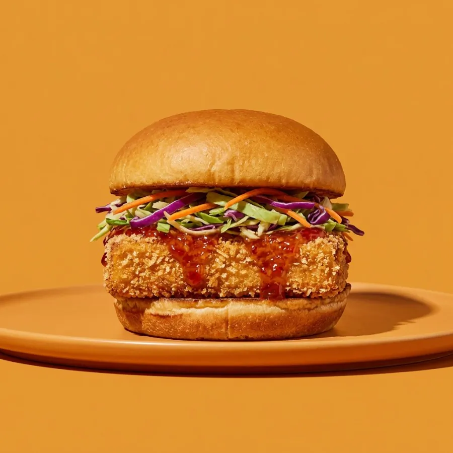 Crispy tofu buns with sweet chilli slaw, photo 3
