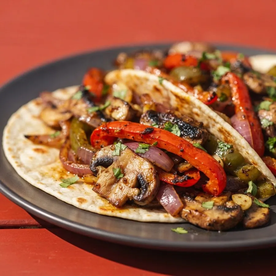 Fajitas aux poivrons et aux champignons, photo 2