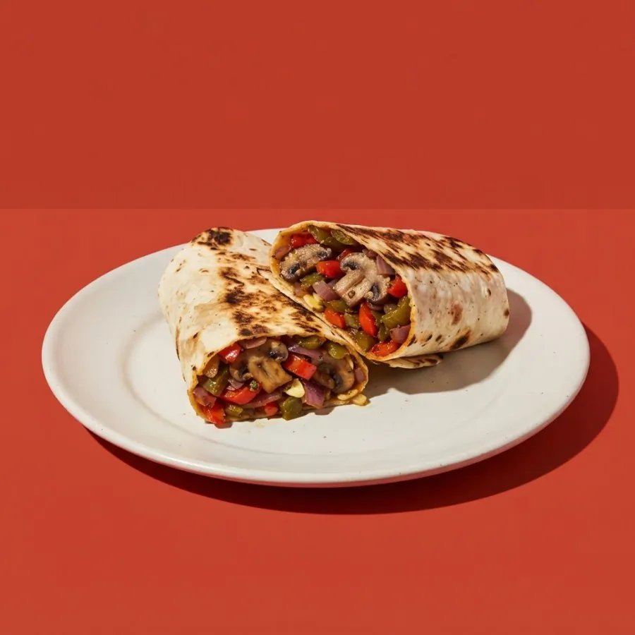 Fajitas aux poivrons et aux champignons, photo 3
