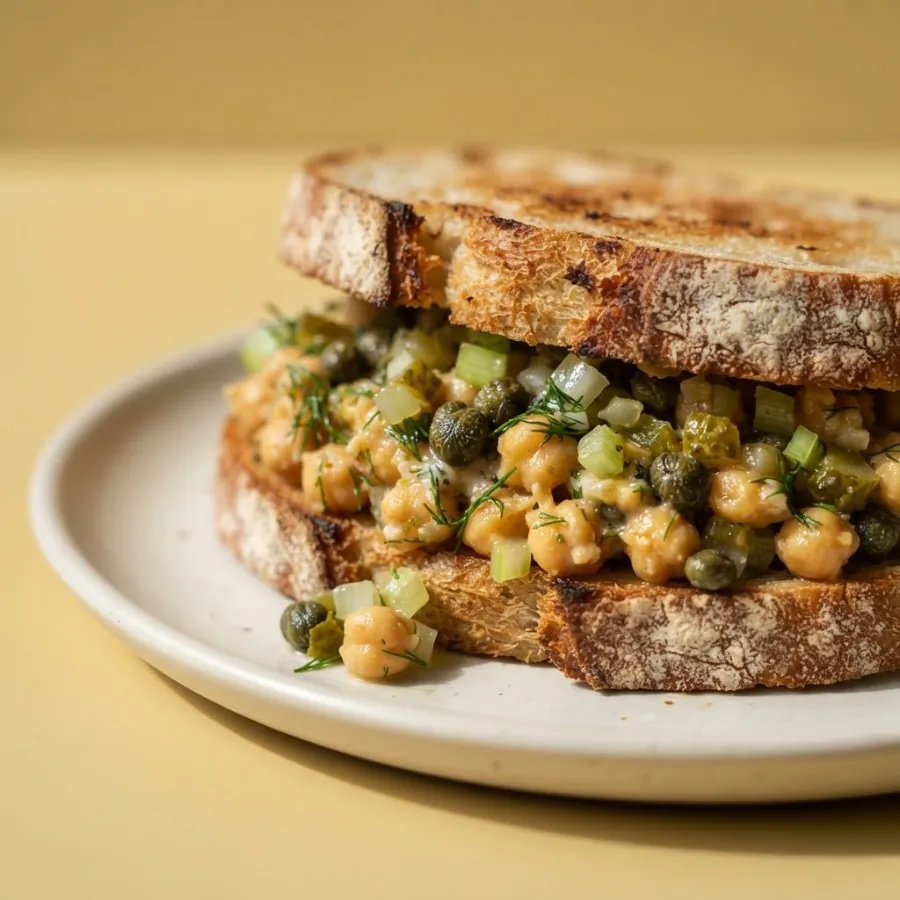 Panini con ceci schiacciati e capperi, foto 2