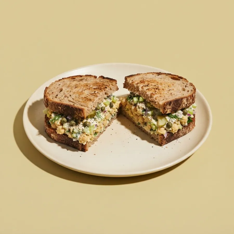 Panini con ceci schiacciati e capperi, foto 3