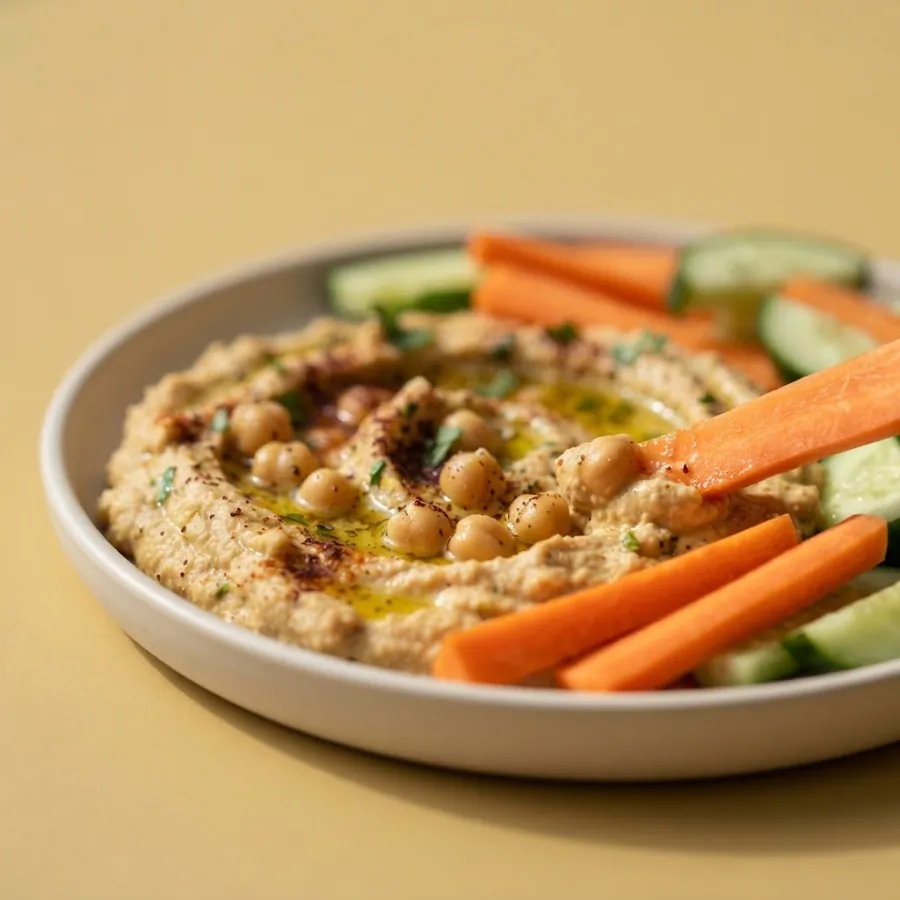 Hummus and crudités, photo 2
