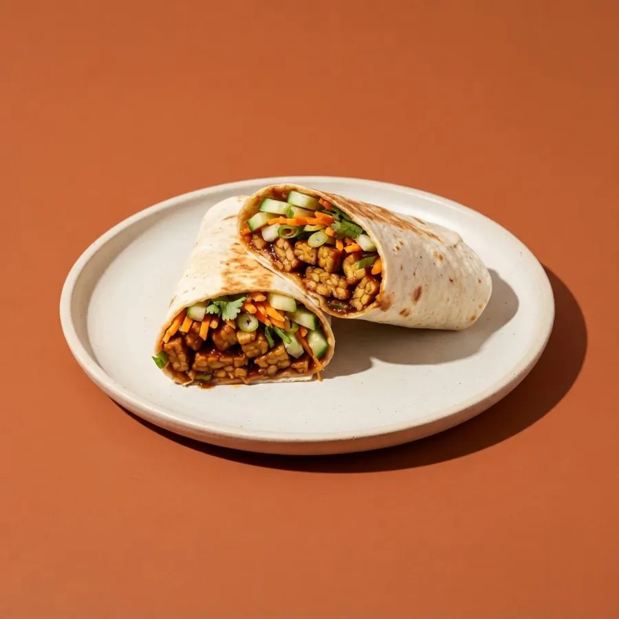 Five spice tempeh and hoisin wraps, photo 3