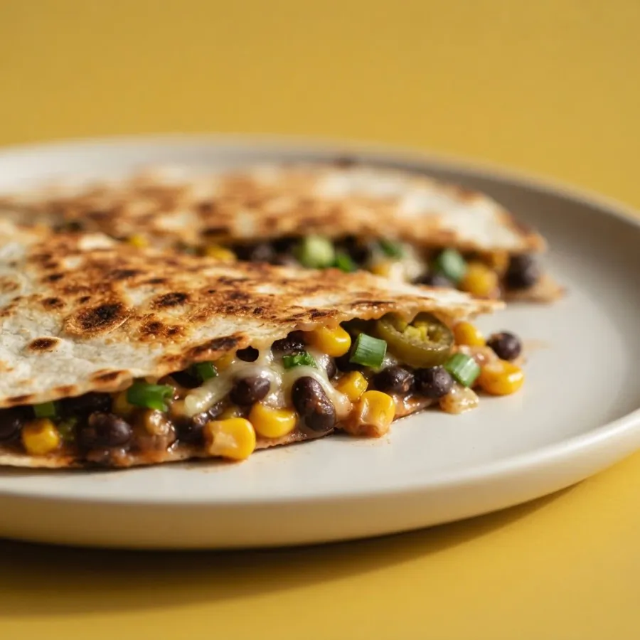 Quesadillas mit Mais und schwarzen Bohnen, Foto 2