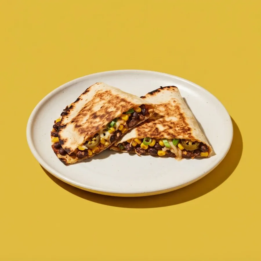 Quesadillas mit Mais und schwarzen Bohnen, Foto 3