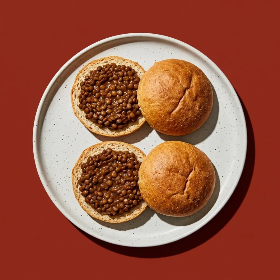Pãezinhos de lentilha defumada