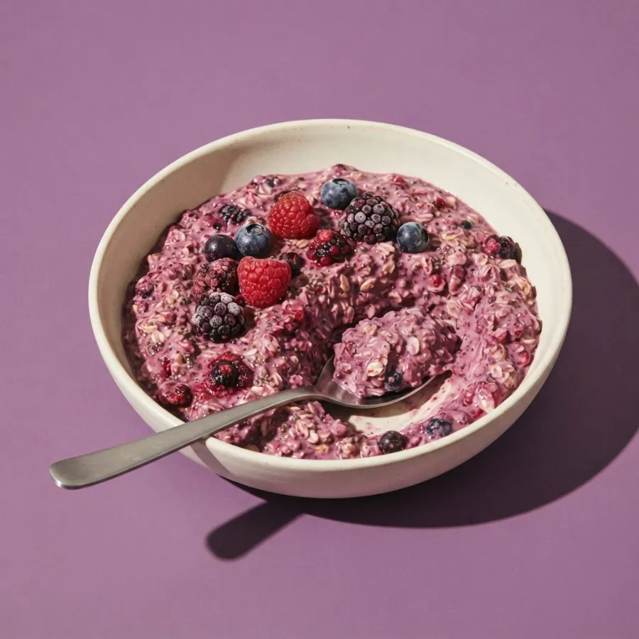 Berry overnight oats, photo 3