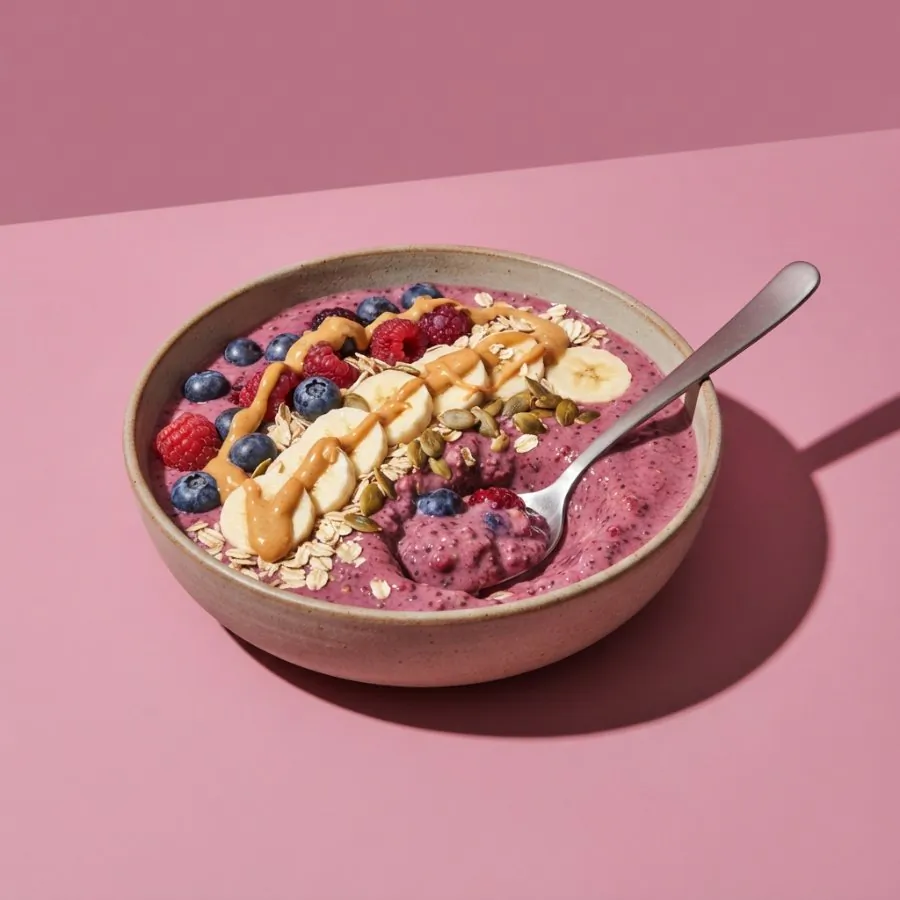 Smoothie-Bowl mit Beeren, Foto 3