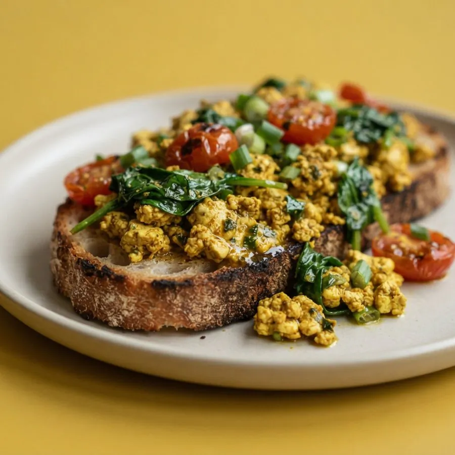 Tofu brouillé sur toast, photo 2