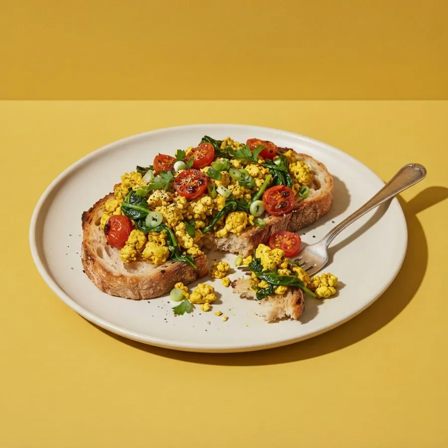 Tofu brouillé sur toast, photo 3