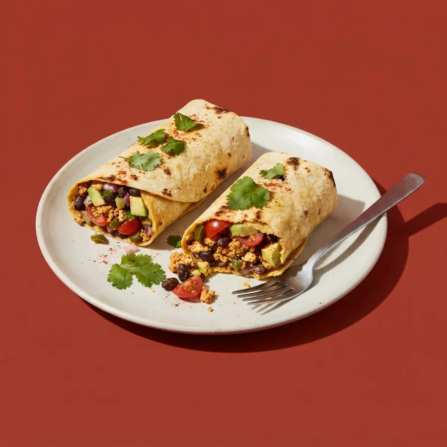 Burritos da colazione con fagioli neri, foto 3