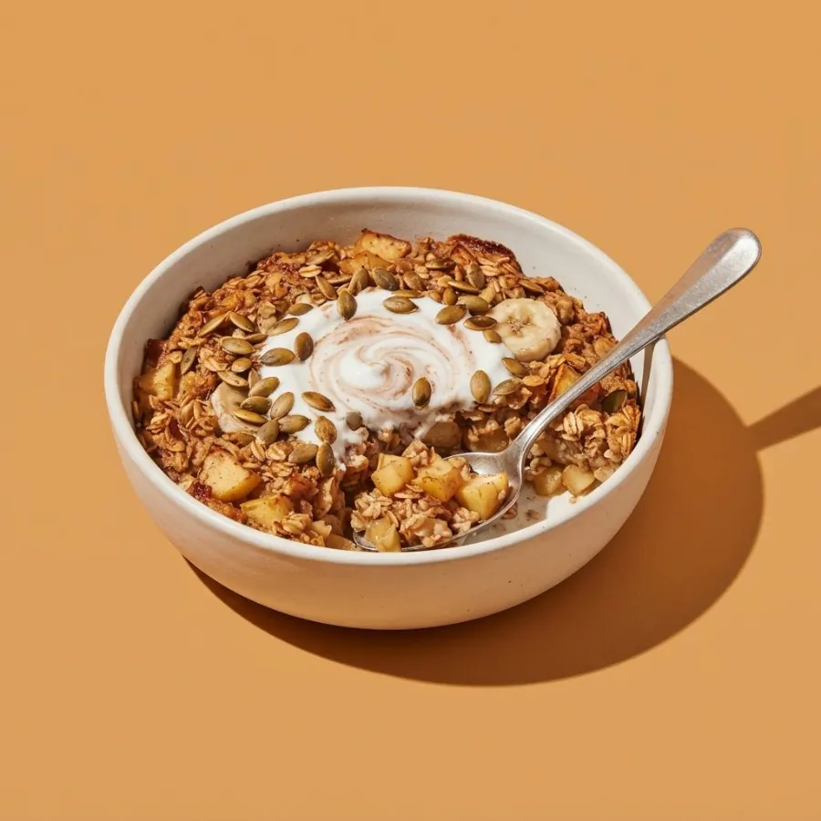 Apple and cinnamon baked oats, photo 3