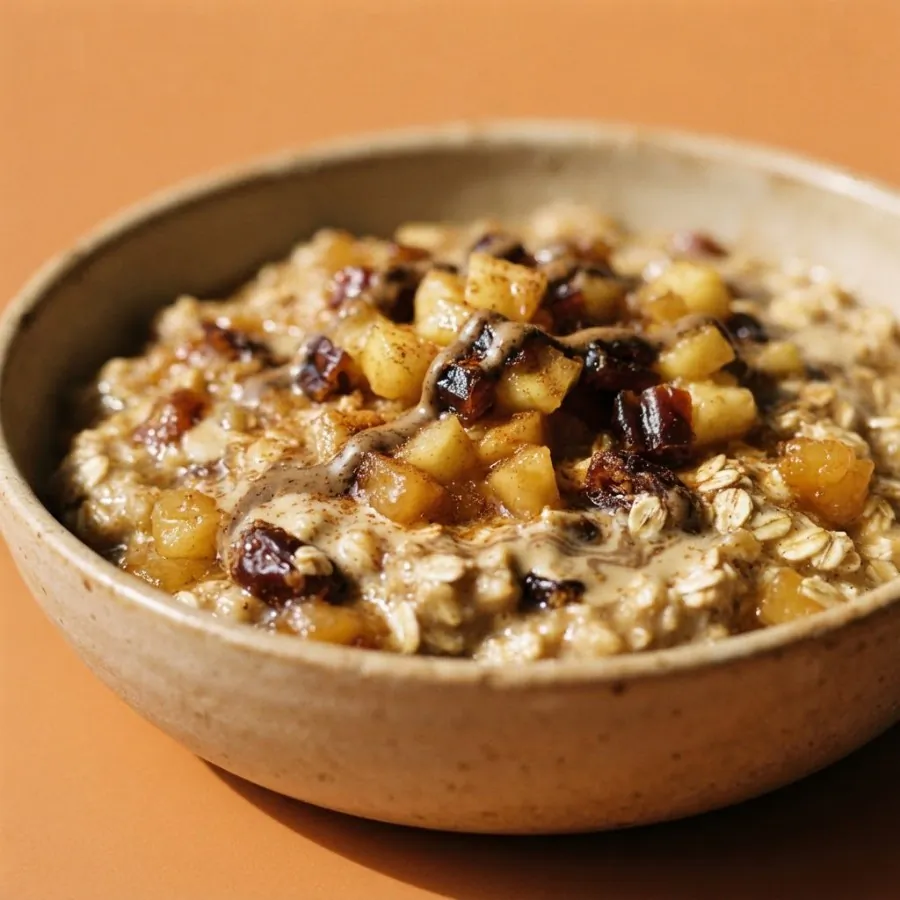 Porridge aux pommes, aux dattes et au tahini, photo 2