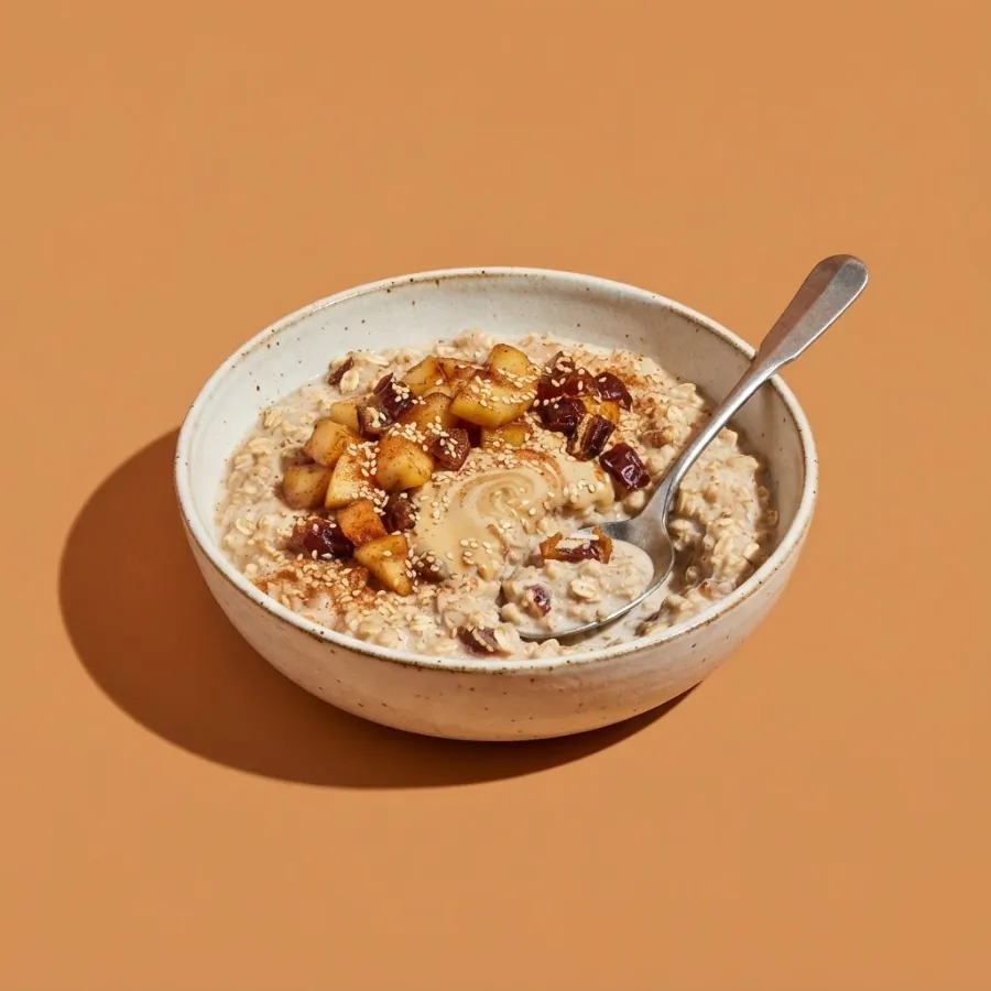 Porridge aux pommes, aux dattes et au tahini, photo 3