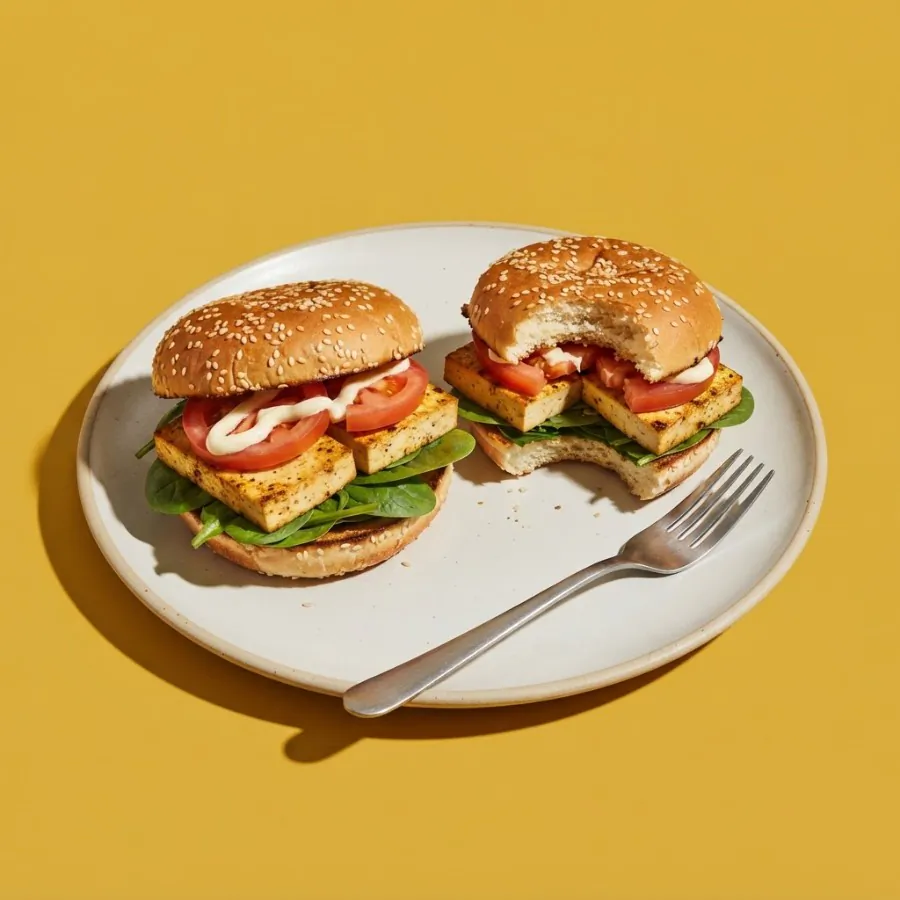 Panini da colazione con tofu e pomodoro, foto 3