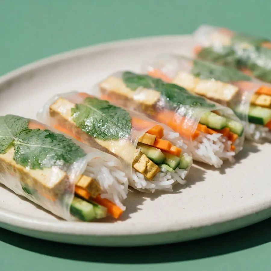 Assiette de rouleaux de printemps, photo 2