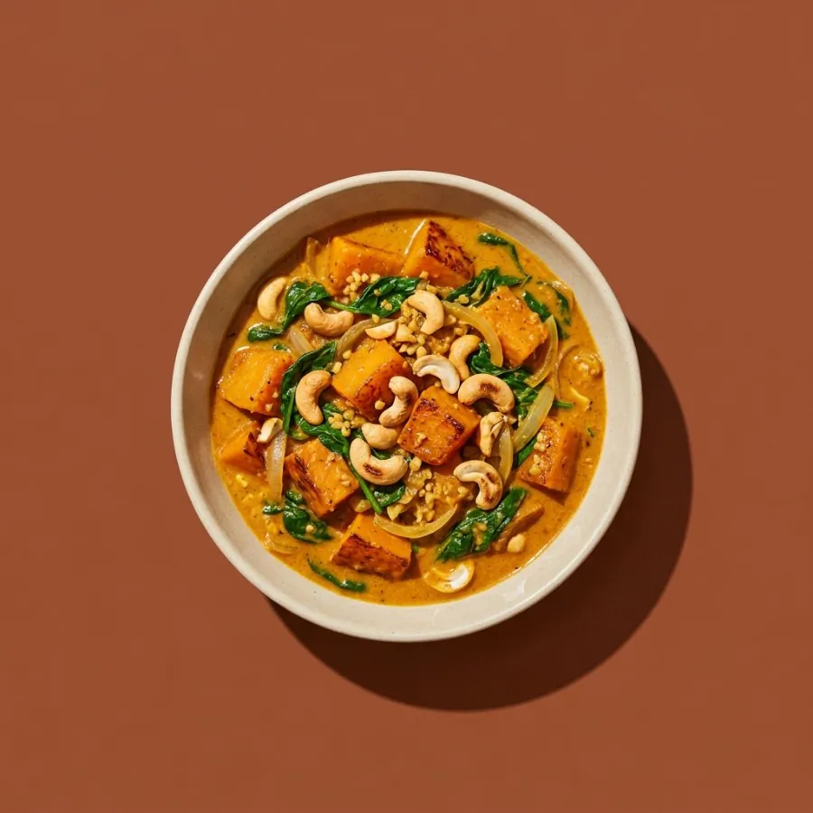 Kürbis-Cashew-Curry