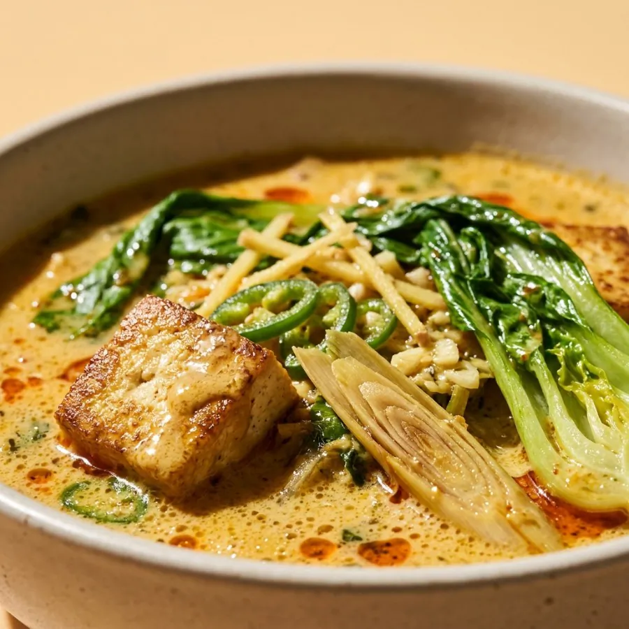 Kokoscurry mit Zitronengras und Tofu, Foto 2