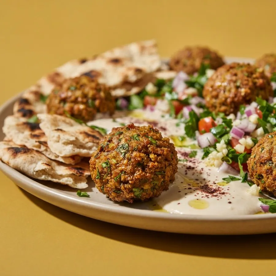 Assiette de falafels, photo 2