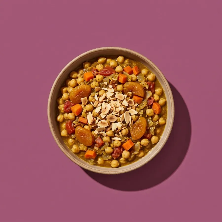 Cape Malay apricot and chickpea curry