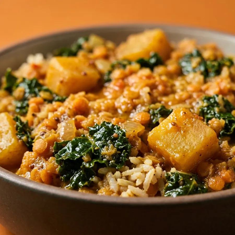 Swede, lentil and kale curry, photo 2