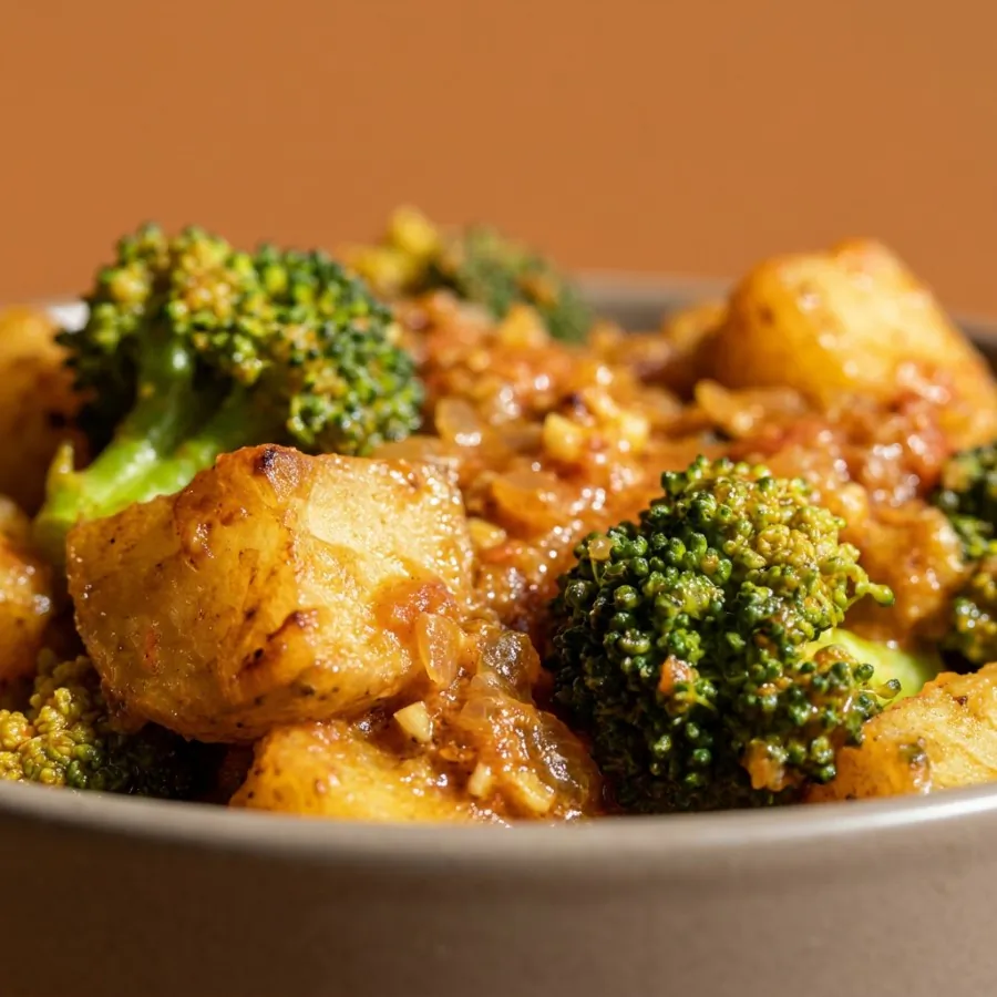 Curry de brócolis e batata, foto 2