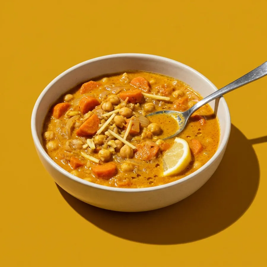 Carrot, ginger and coconut curry, photo 3