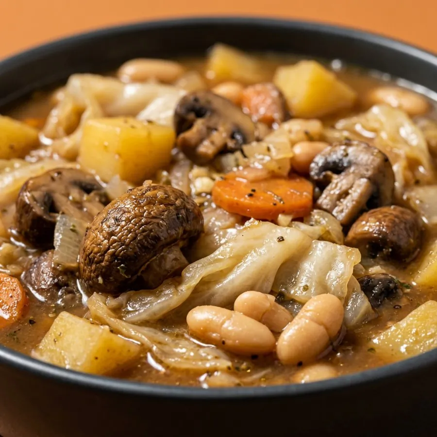Stufato di cavolo e funghi in stile bigos, foto 2
