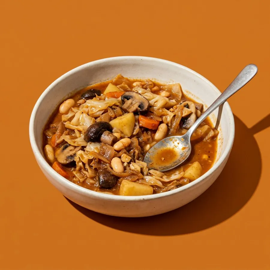 Stufato di cavolo e funghi in stile bigos, foto 3