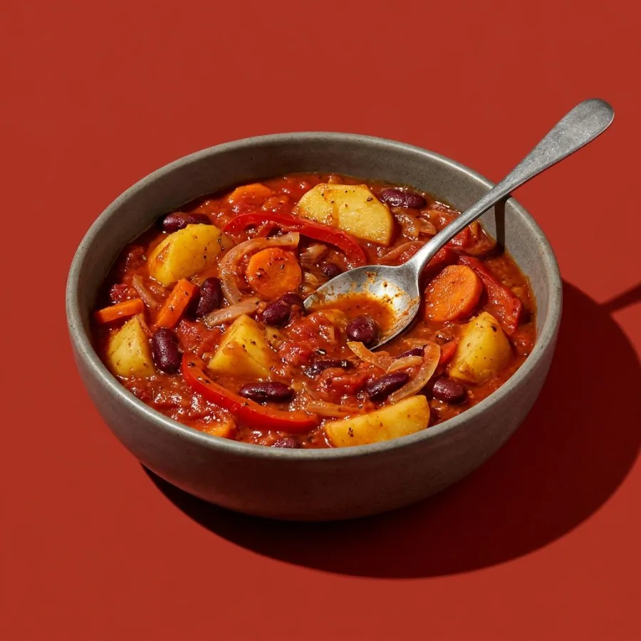 Goulash defumado de batata e pimentão, foto 3
