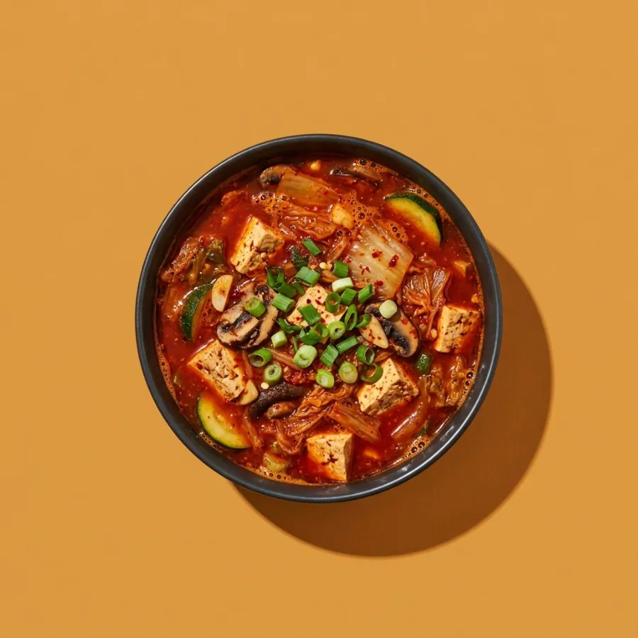 Kimchi and tofu stew