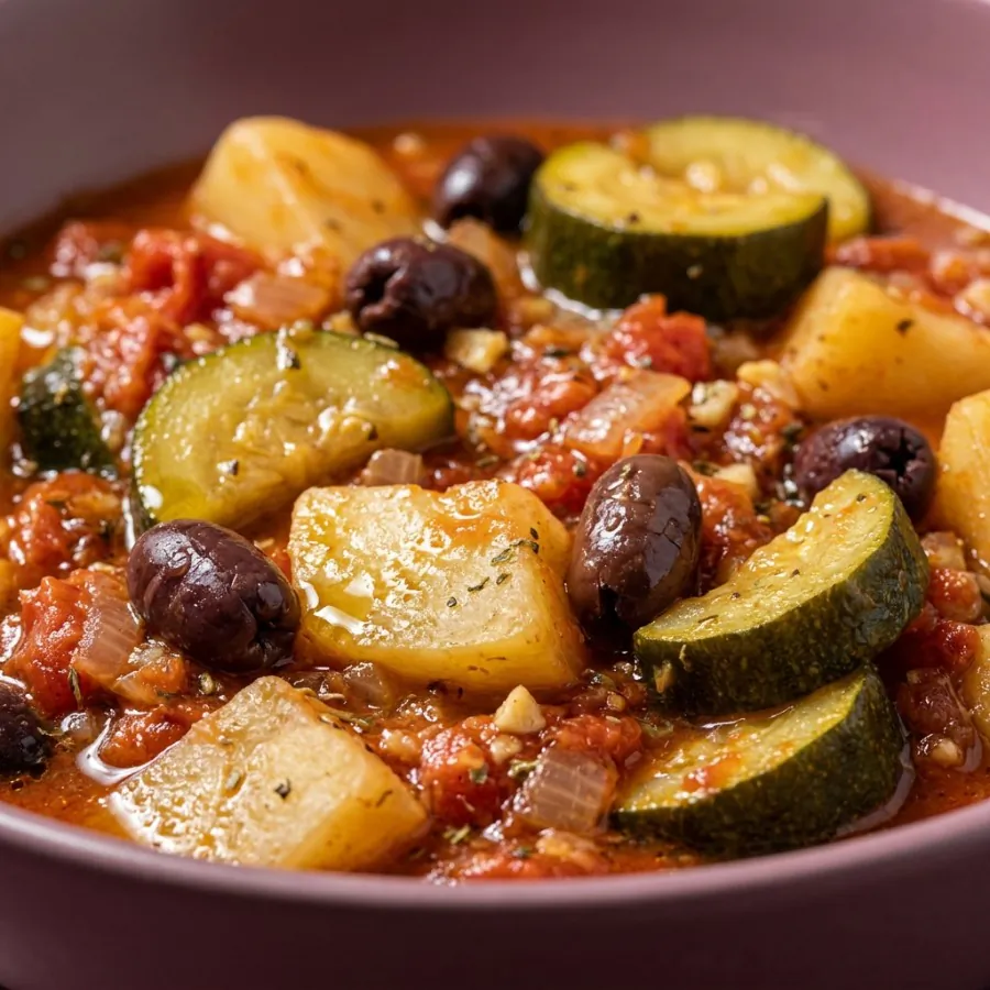Stufato greco di patate e zucchine, foto 2