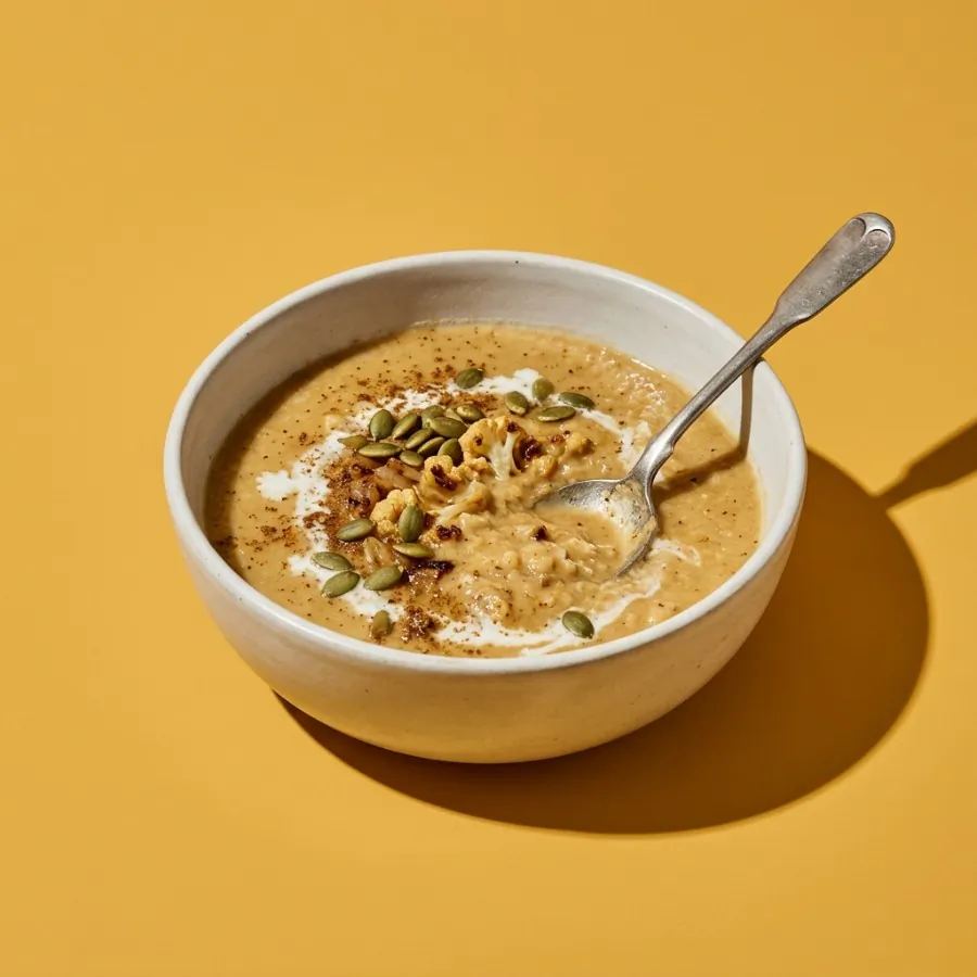 Sopa de couve-flor assada com cominho, foto 3