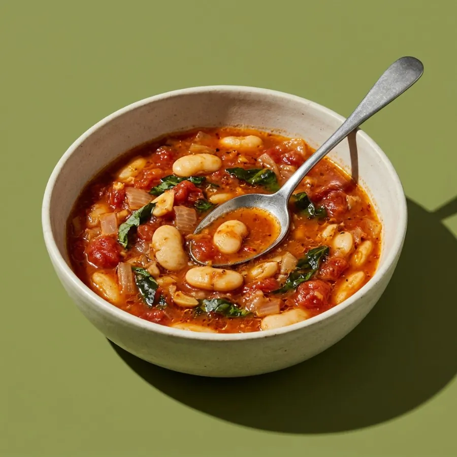 Smoky tomato and butter bean soup, photo 3
