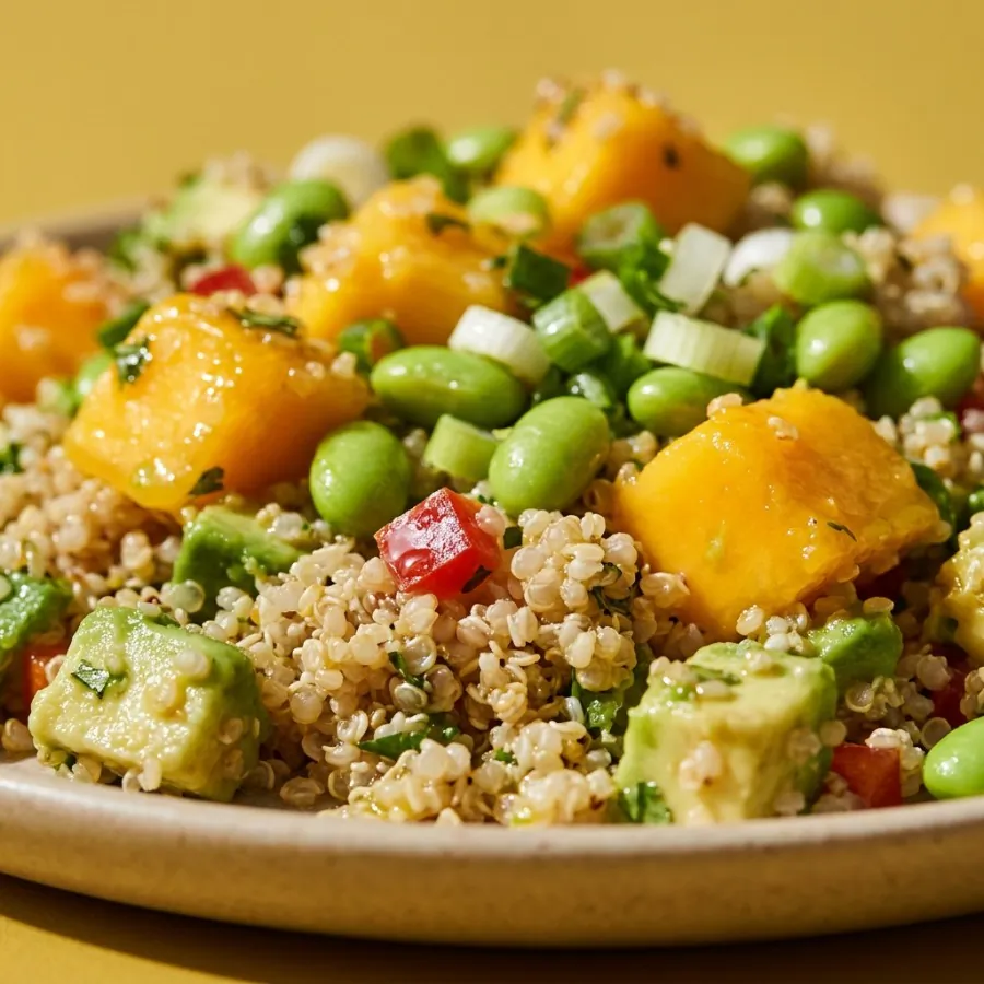 Salada de quinoa, manga e abacate, foto 2