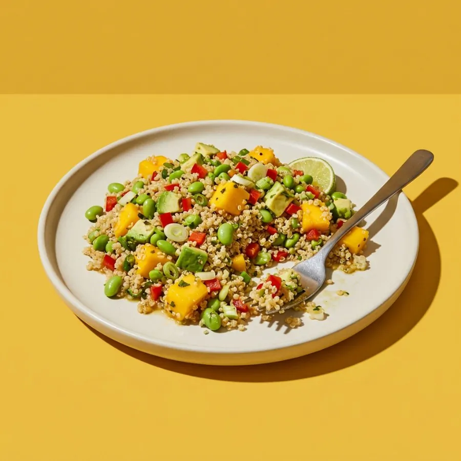 Salada de quinoa, manga e abacate, foto 3