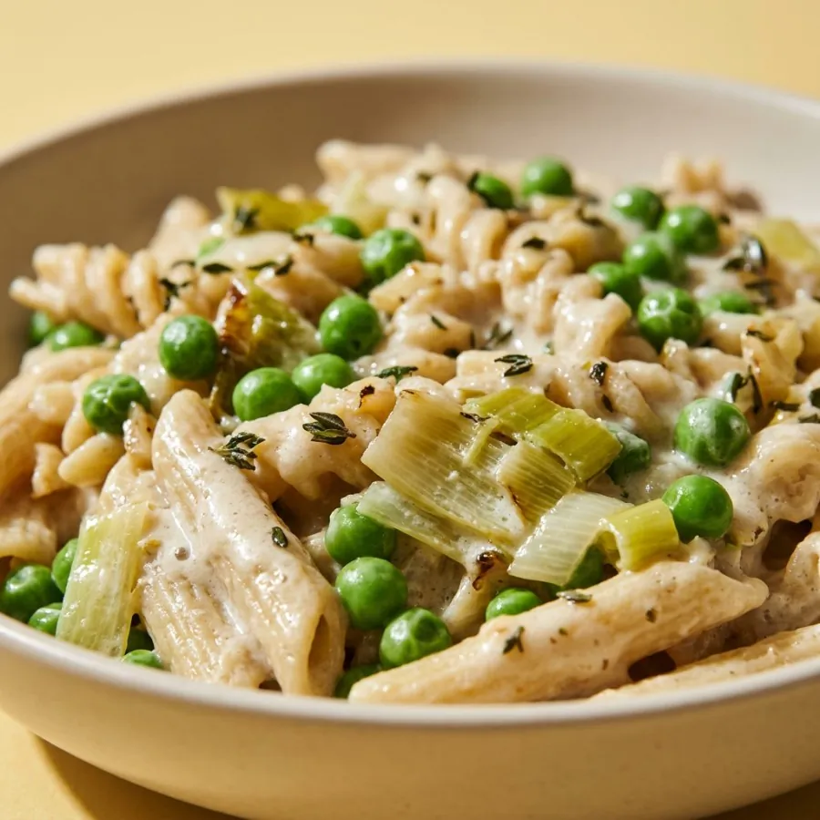 Leek and thyme cream pasta, photo 2
